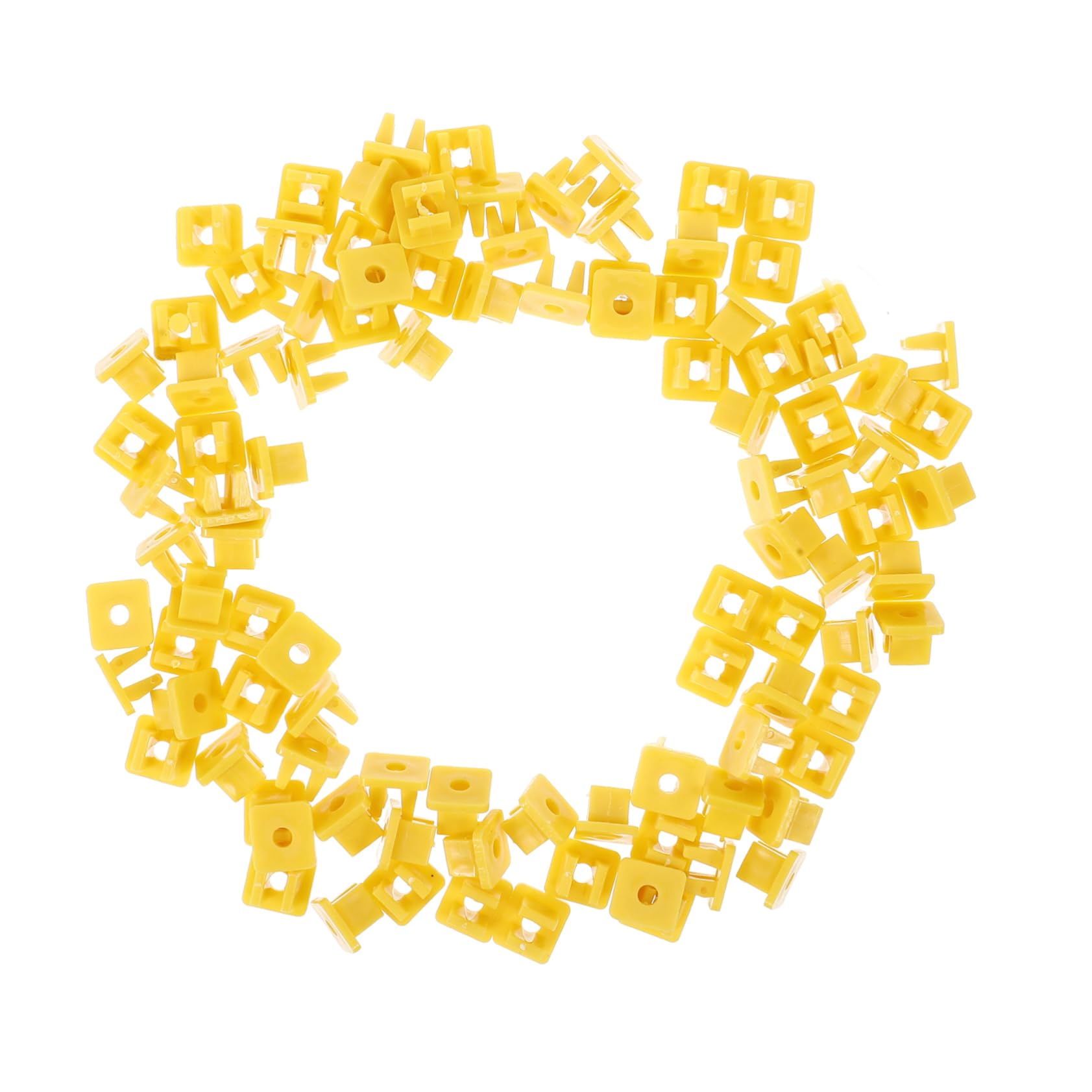 HEALLILY 100pcs Car Guard Plate Screw Clip Bumper Liners License Plate Fasteners for Quarter Trim Panel Screw