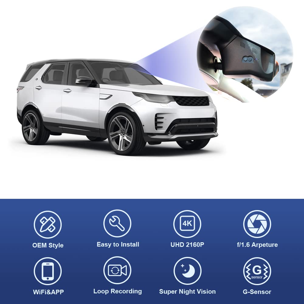 Amazon.com: Fitcamx 4K Dash Cam Suitable for Land Rover Discovery