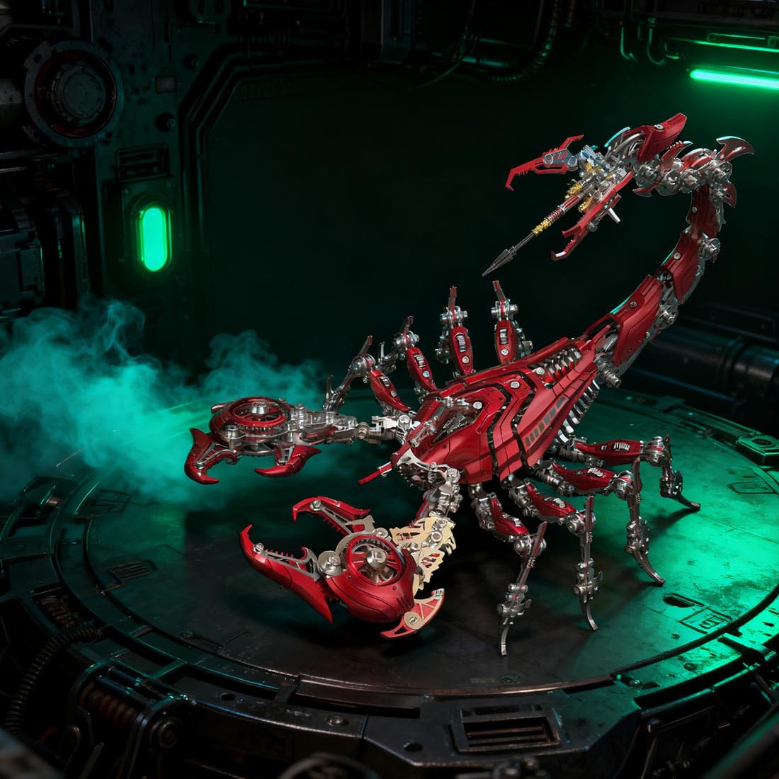 Poison Flame 3D Full Metal Mechanical War Scorpion Kit de modélisme (1073 pièces)