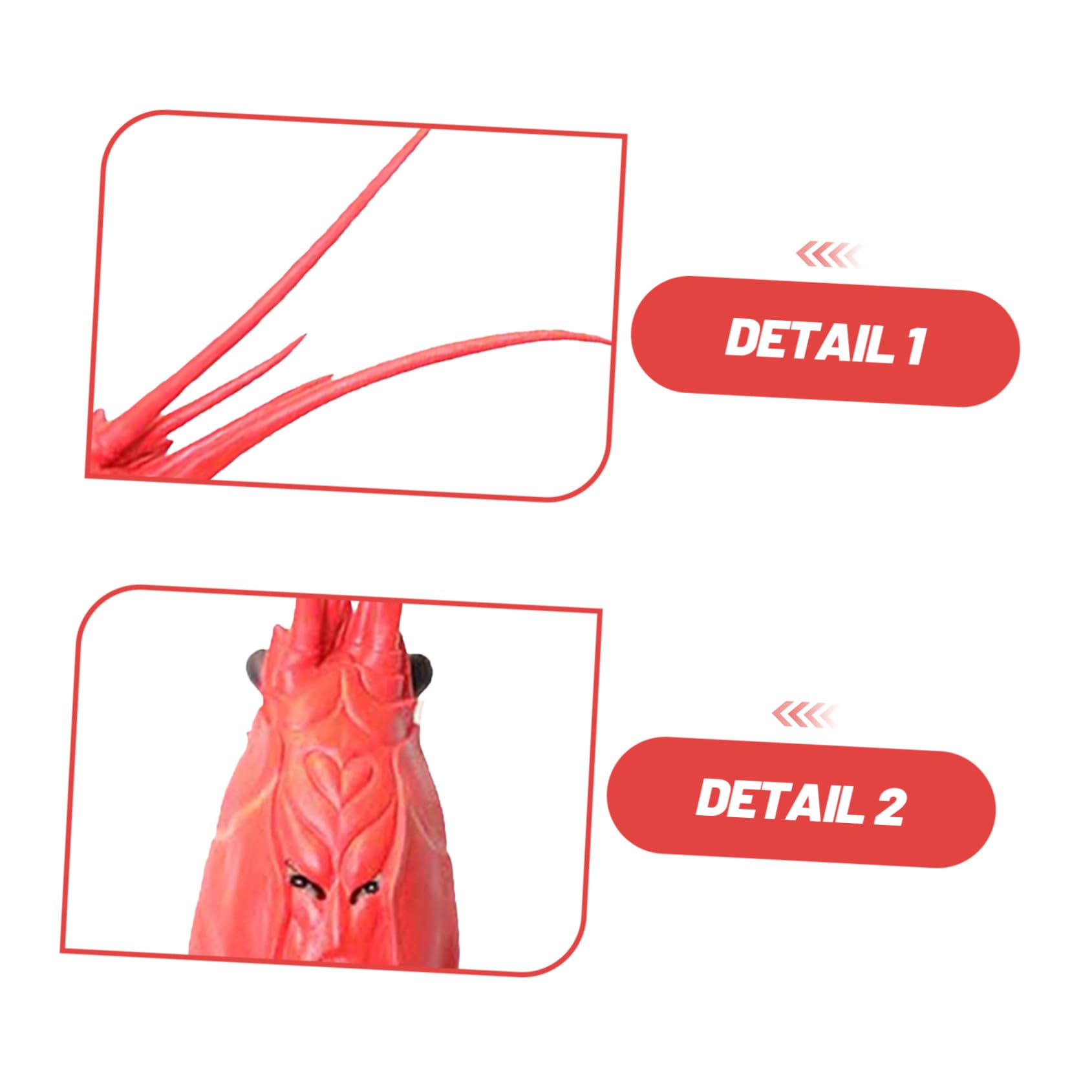 TOYANDONA Sombrero de Langosta Rojo de Látex para Disfraz de Halloween, Accesorio de Cosplay Divertido Diseño Animal, Máscara Decorativa Ligera para Fiestas y Eventos