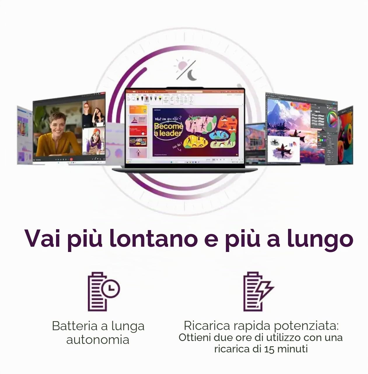 Lenovo IdeaPad Slim 3, laptop touchscreen 2K da 15,6", PC Copilot AI, AMD Ryzen 7 170, Wi-Fi 6, Windows 11 Home, con tappetino per mouse (16 GB di RAM | SSD PCIe da 512 GB)