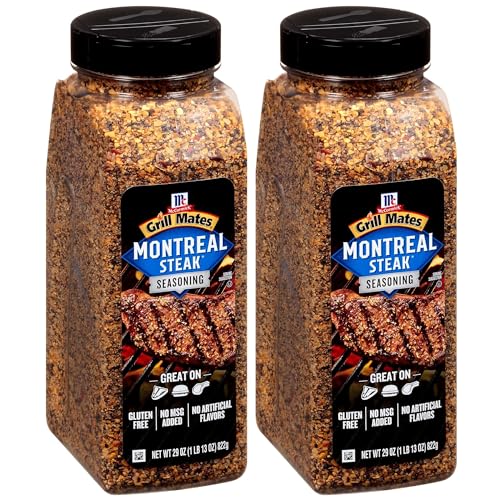McCormick Grill Mates Montreal Steak Seasoning, 29 oz, 2-Pack