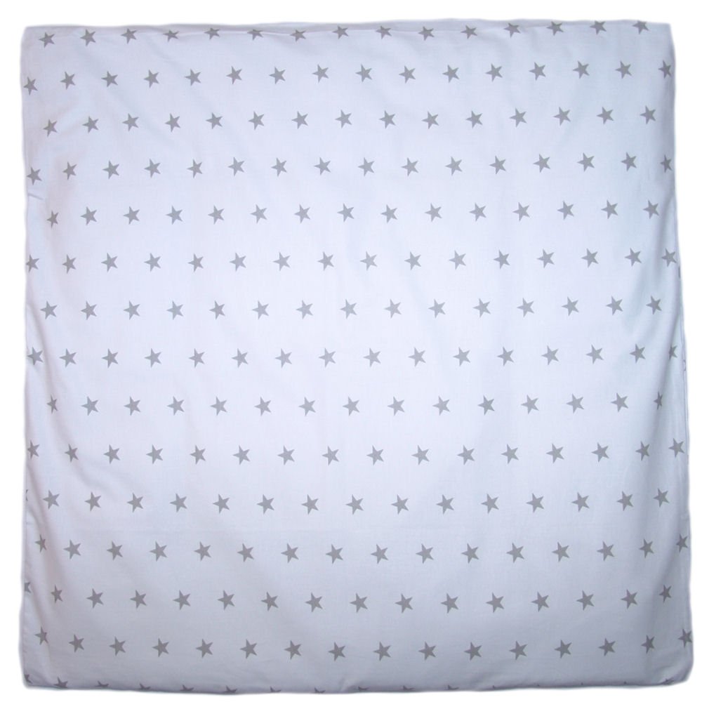 Deko Kissenbezug für Baby Kind Bezug für Kissen 80x80 cm D29