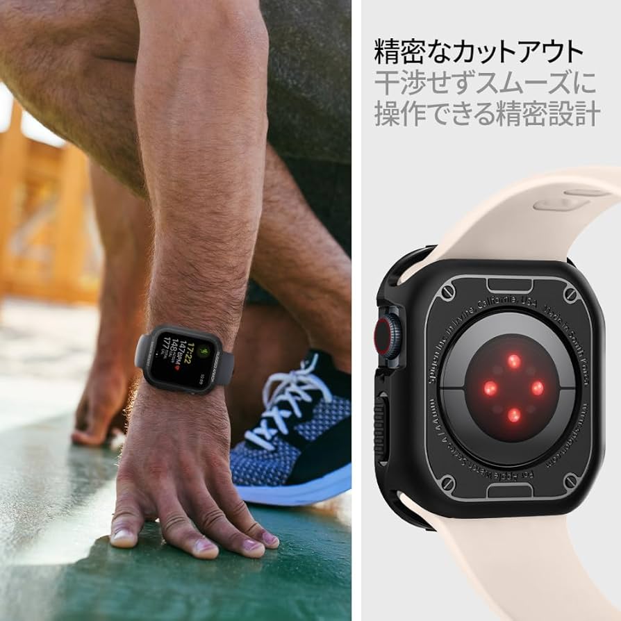 Amazon | Spigen Apple Watch ケース 45mm | 44mm 【 Apple