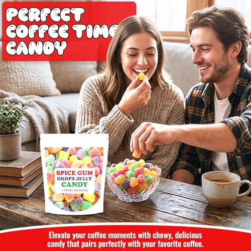 Spice Gum Drops Candy Assorted bolsa resellable 16 oz miniatura 4