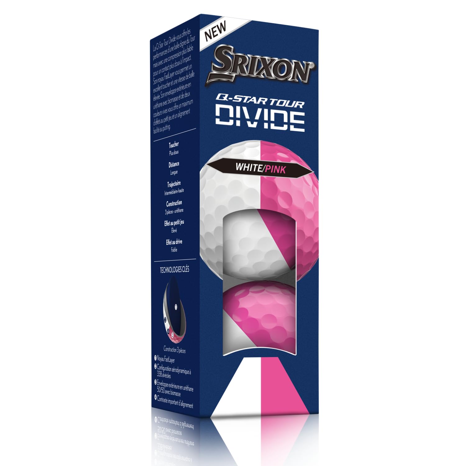 Srixon Q-Star Tour 6 Divide piłeczki golfowe