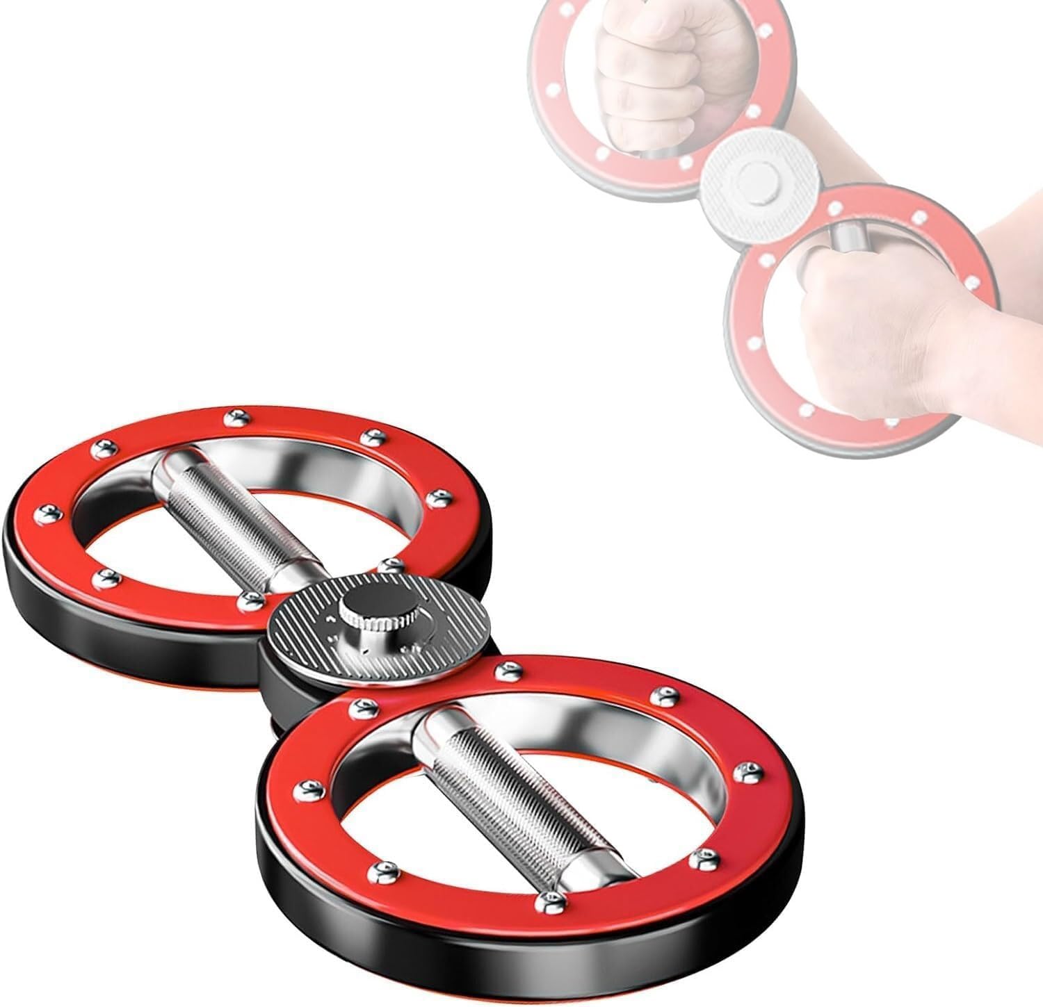 Rotating Burn Machine, 12 Pounds Hand & Forearm Trainer Adjustable Rotator Machine, 360 Degree Rotating Grip Multifunctional Spinning Burn Machine For Weight Whole Body Workout