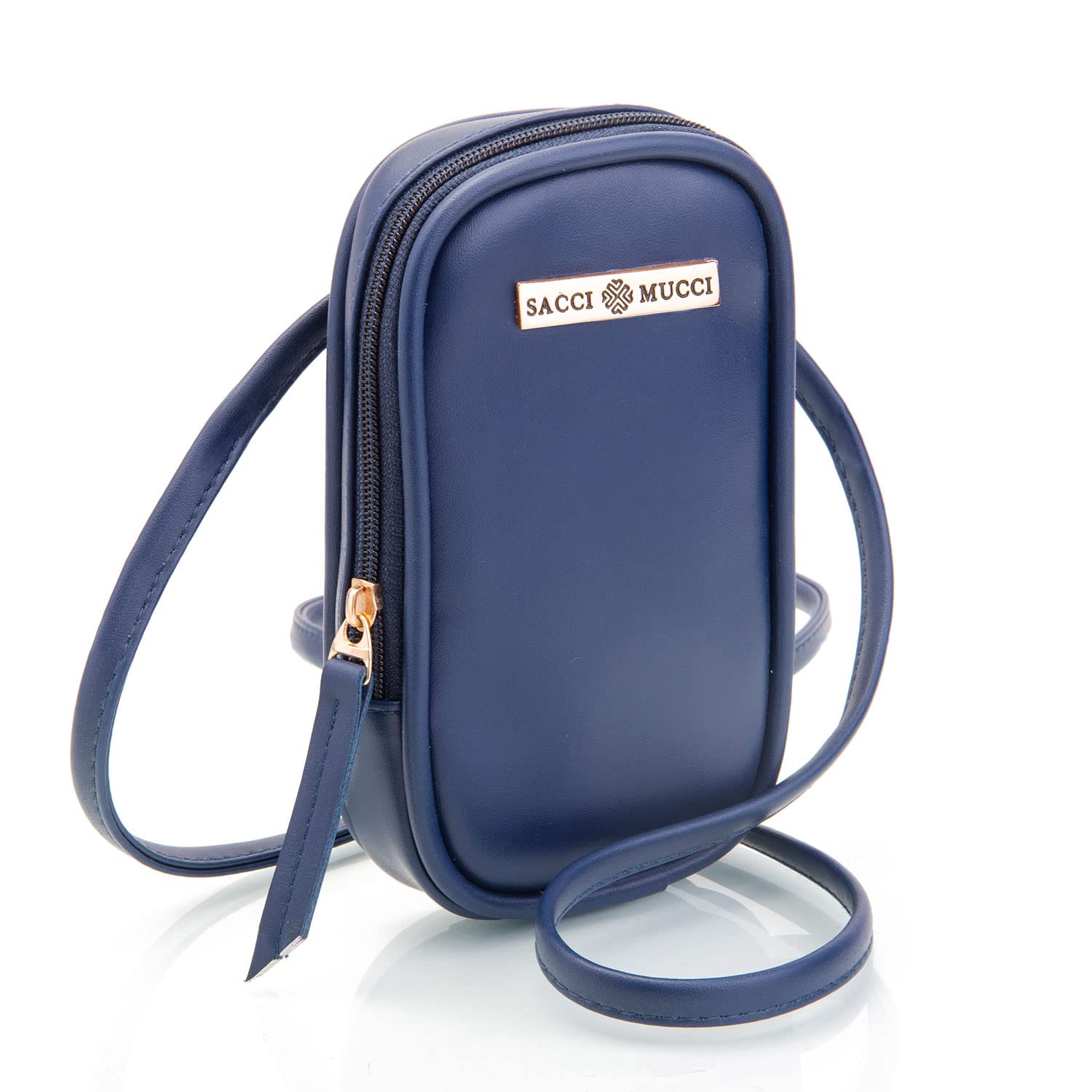 Mobile Vegan Leather Pouch Sling Bag for Women and Girls.-image-47