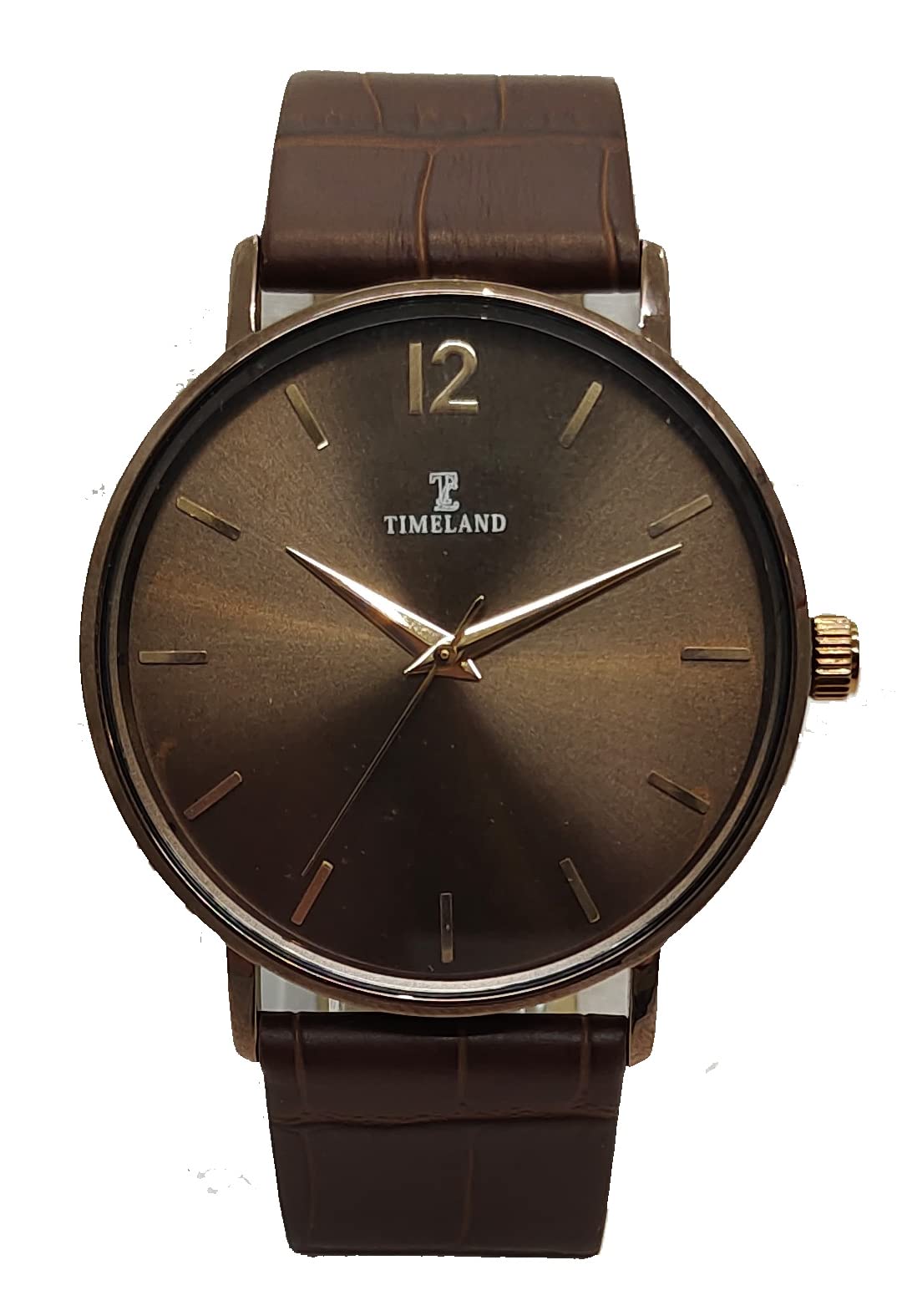 TIMELAND Stylish Analog Latest Formal and Perfect Long Lasting Outdoor Brown Leather & Brown Dial Watch Hand Watch Accessories for Mens (B09JCKW1XB) Amazon Price History, Amazon Price Tracker