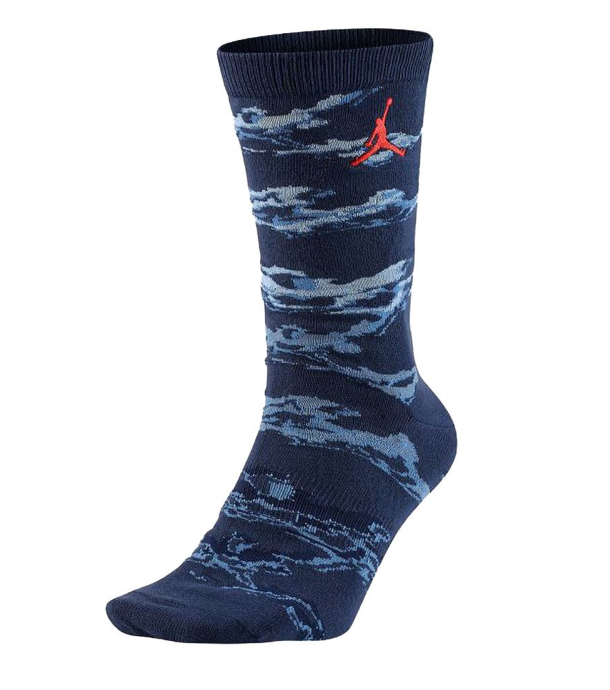 blue camo nike socks