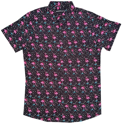 Image of Molokai Surf Button Down Slim Fit Hawaiian Short Sleeve Shirts