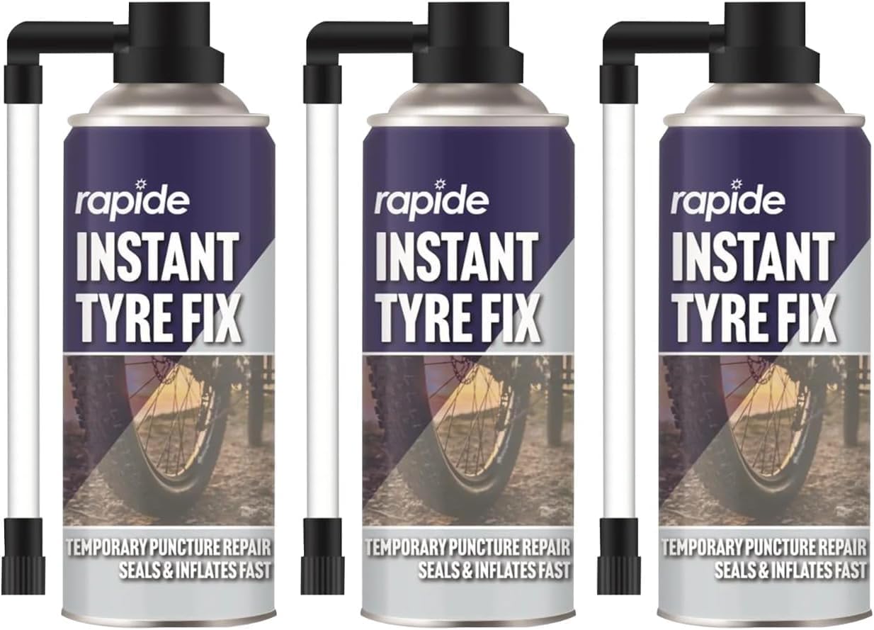 PNJB, Emergency Tyre Repair 200ml for Bikes (Bicycle), Subsequent Tire Repair, Rapid Remedy for Punctures Without Dismantling (3 Pack)