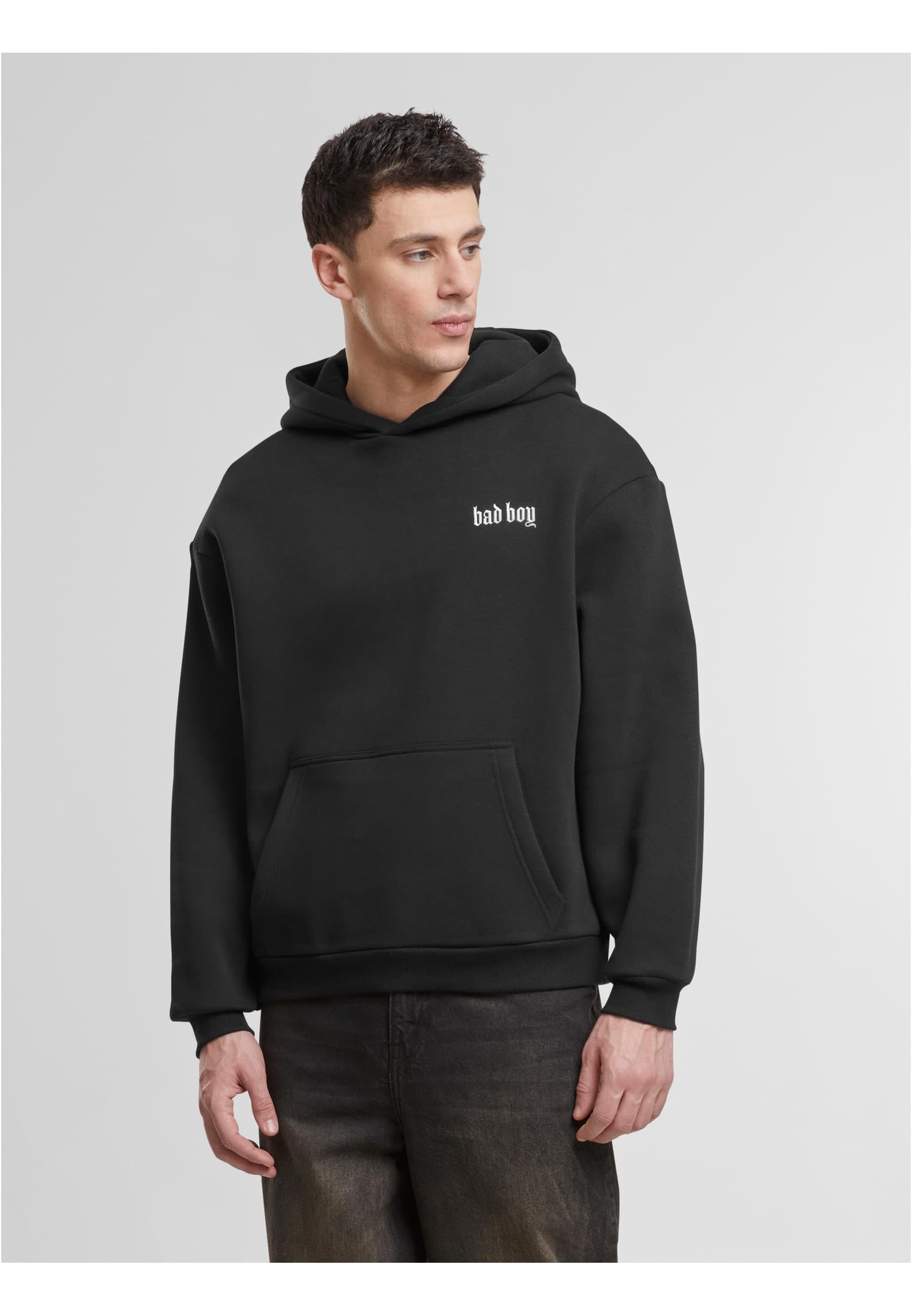 Mister Tee Mt3822-bad Boy EMB Fluffy Hoody Felpa con Cappuccio Uomo (Pacco da 1)