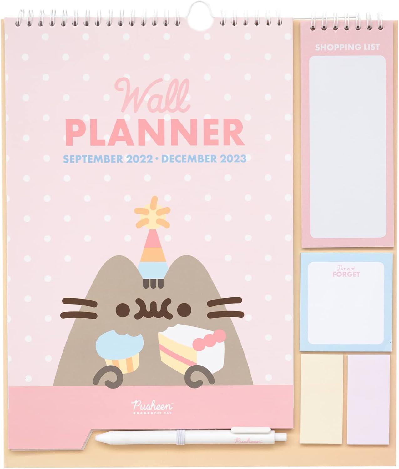 Buy Official 2023 Pusheen Wall Calendar - 2023 Family Calendar - 11.8 X  13.4 Inches 30 X 34 Cm - Pusheen Gifts - Kawaii Stationary With Stickers  Pen Shopping List - Pusheen