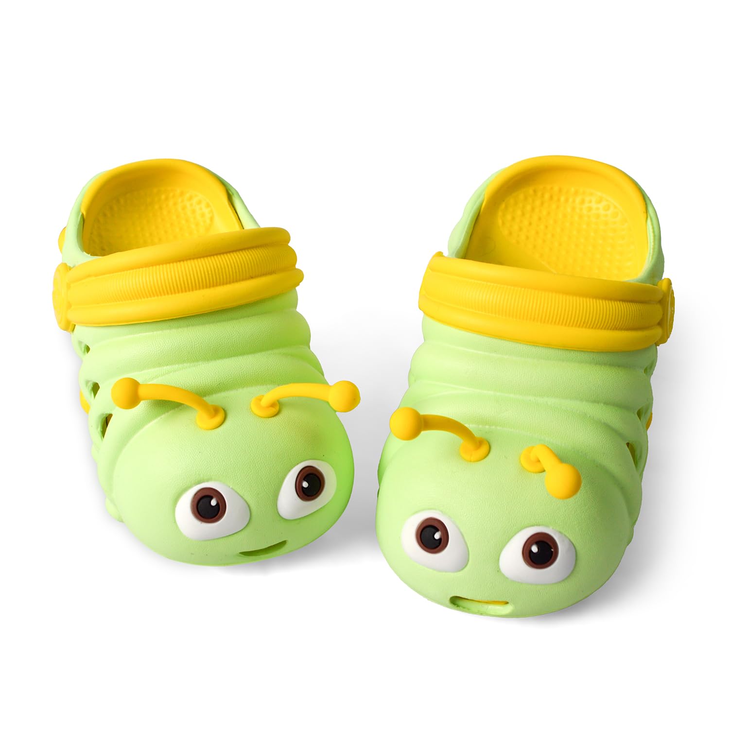 Ivarstead Size 6 Toddler Girl Shoes Baby Walking Shoes Toddler Girl Cute Garden Slippers Non Slip Soft Sole Lightweight Breathable Mesh Causal Wide Slip on Shoes 18-24 Months(Green 140) 6T