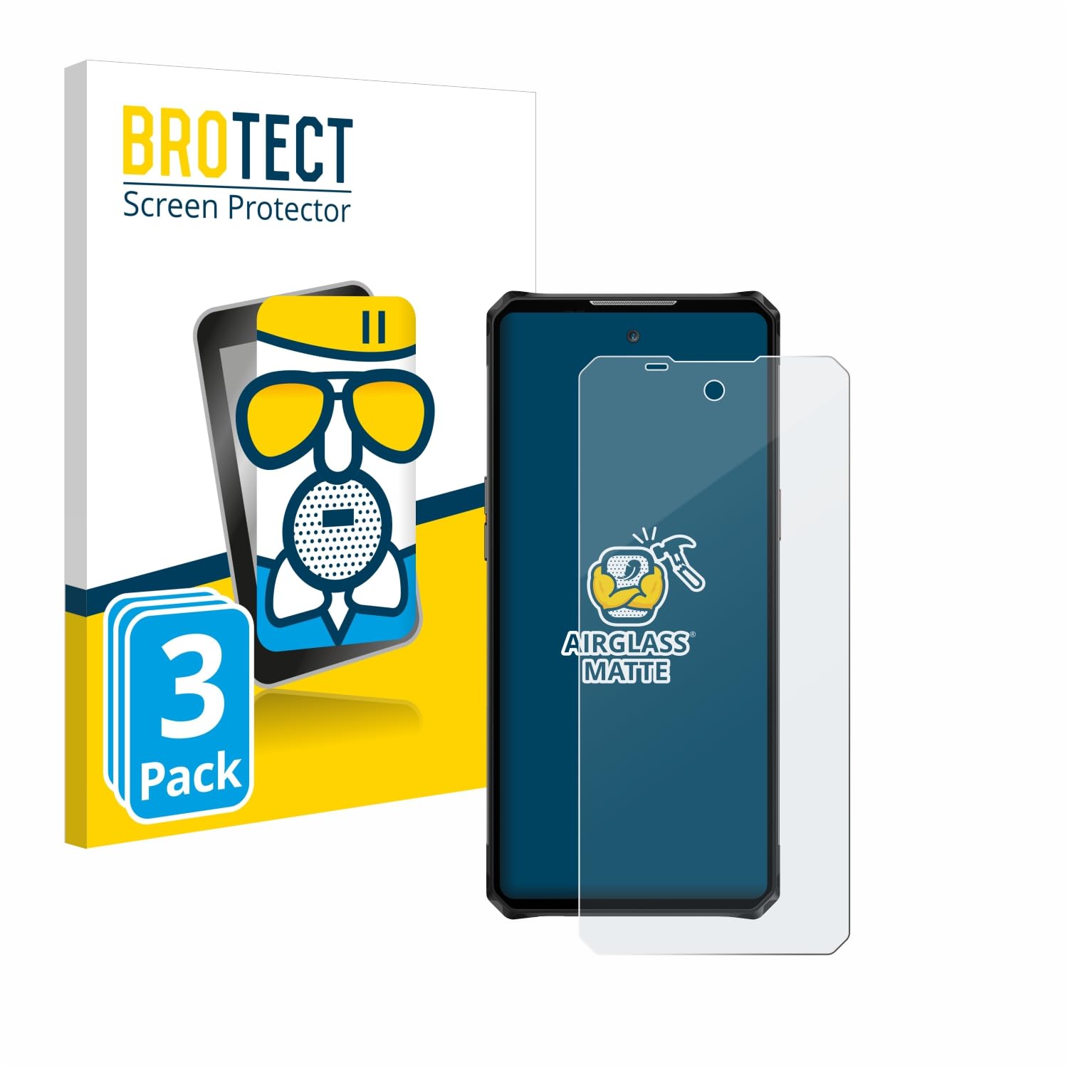 brotect Anti-Glare Glass Screen Protector Matte Compatible with iiiF150 Air 3 (3 Pack) - Anti-Scratch 9H Protection Film