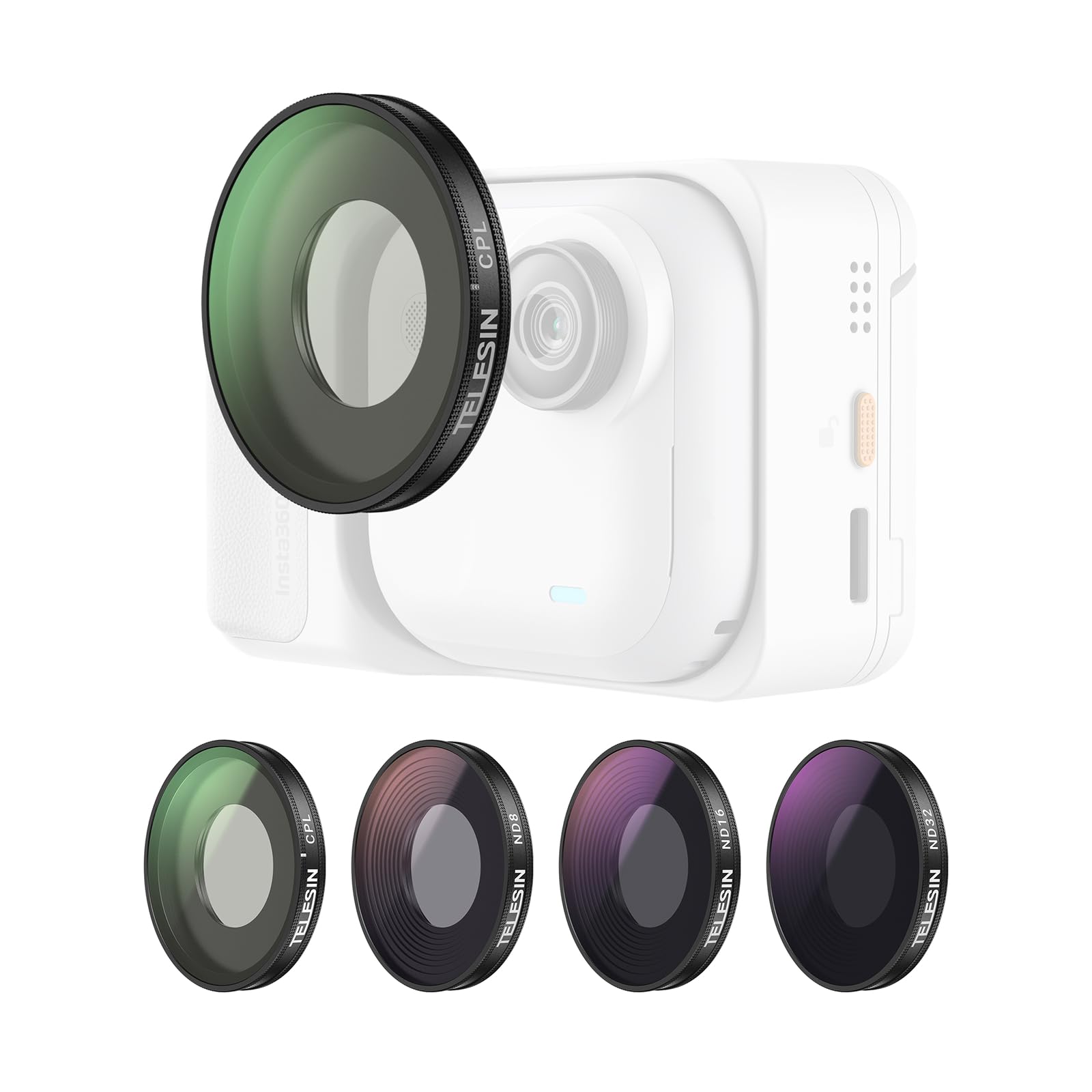 Amazon | TELESIN ND CPL フィルターセット Insta360 Go Ultra 用