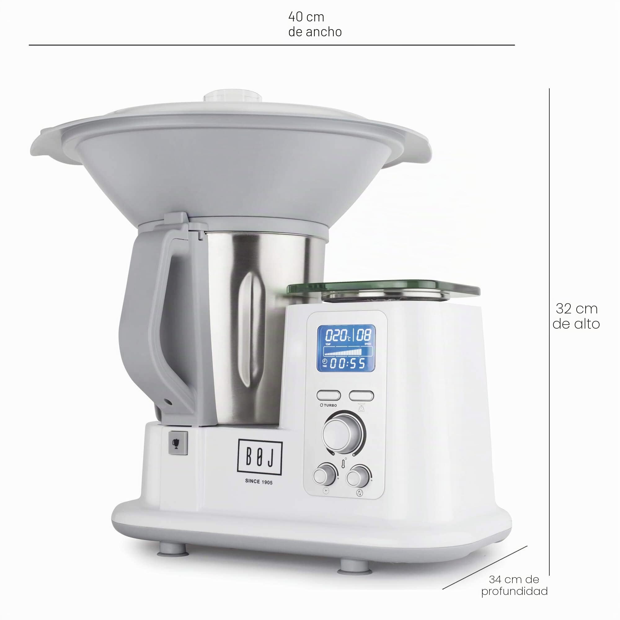 BOJ Robot de Cocina Multifunción (MC-2500)