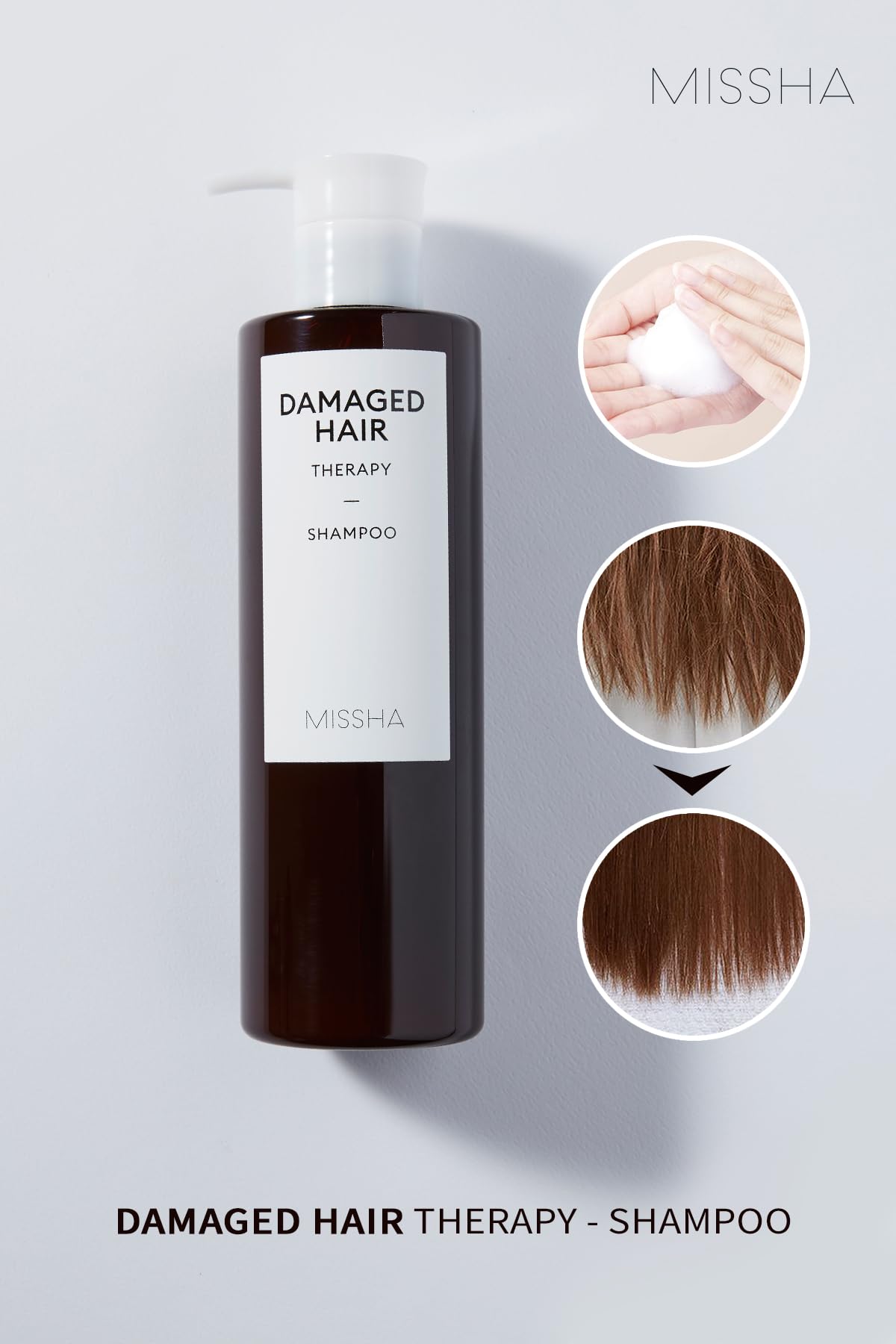 MISSHA Yıpranmış Saçlar İçin Yoğun Bakım Şampuanı Damaged Hair Therapy Shampoo 8809581451414