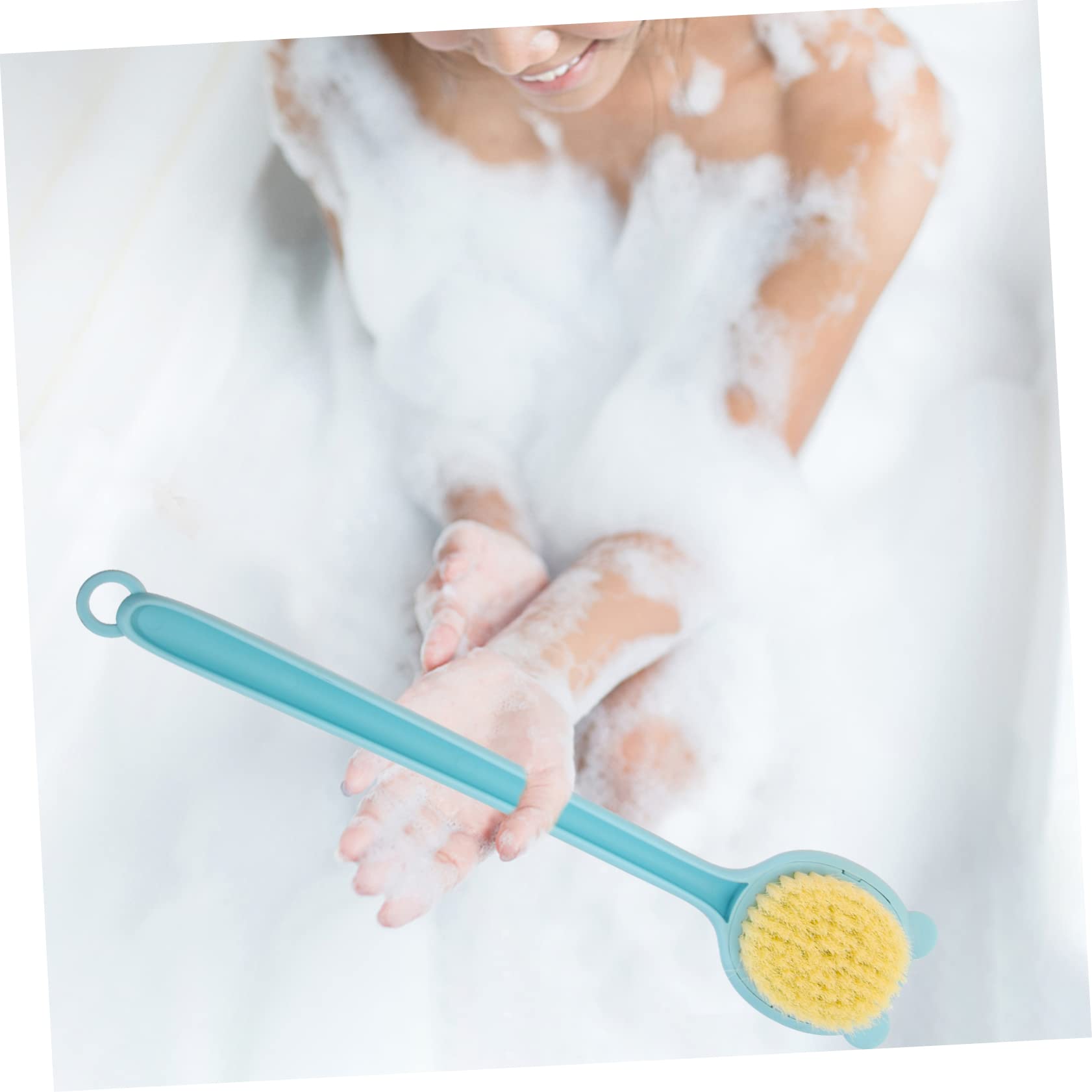 Healeved 4pezzi Spazzole Da Con Manico Lungo Spazzola Esfoliante Per Corpo e Schiena Massaggio e Pulizia Profonda Della Materiale Resistente e Design Ergonomico Colori