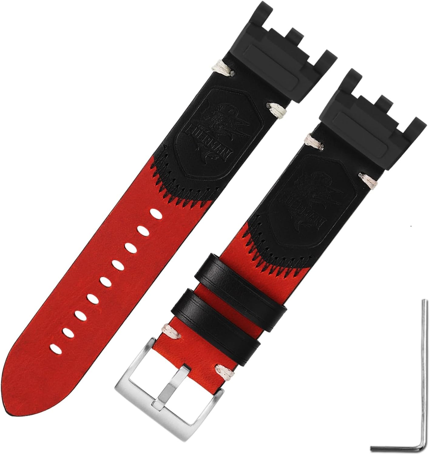 Compatible with Casio Mudmaster 2nd Gen GWG-2000, GWG-2040 Series Modified Retro Pattern Strap