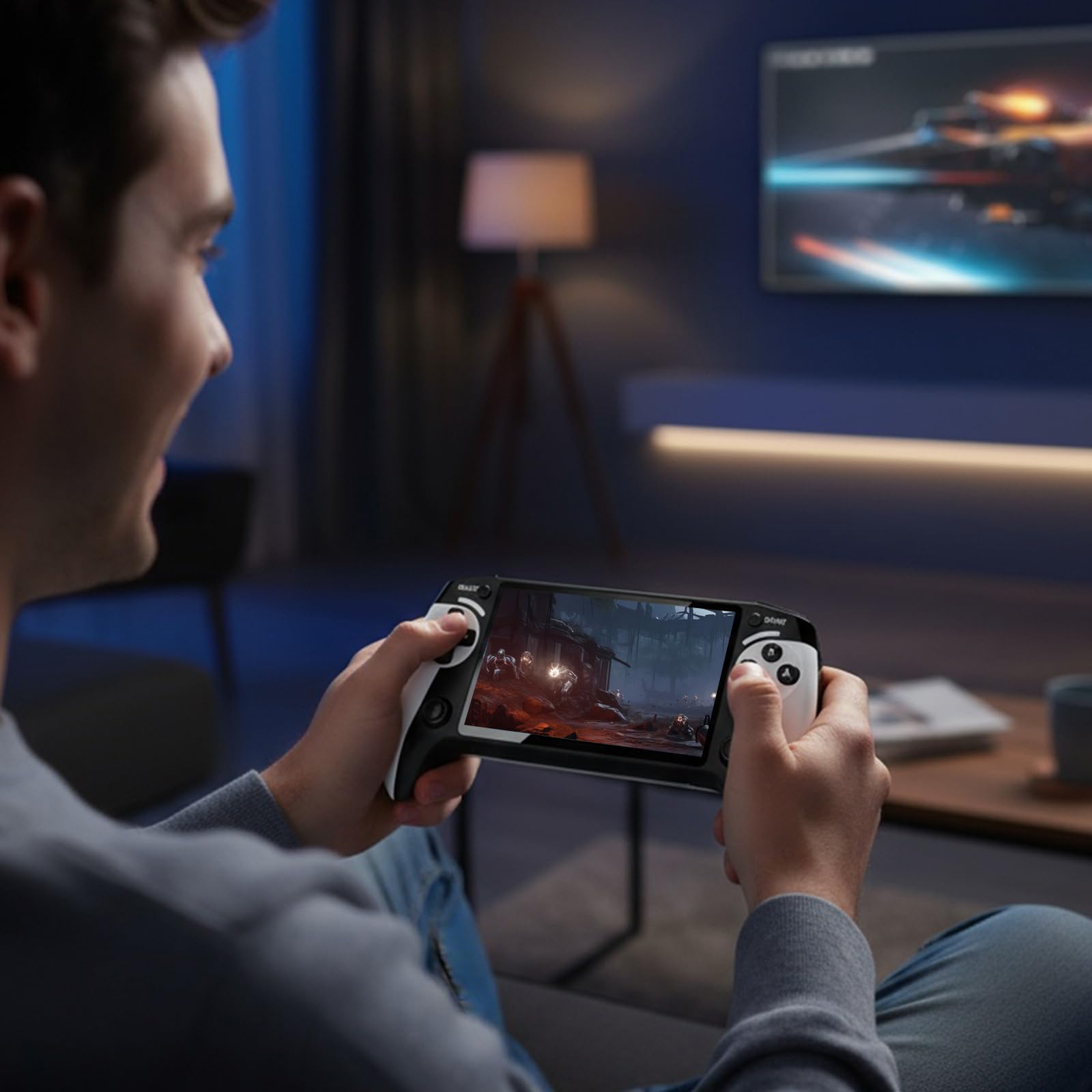 2 set di console per videogiochi retrò, supporta oltre 20000 giochi classici, console di gioco portatile, schermo da 5,5 pollici, lettore per videogiochi retrò per bambini e adulti, si collega alla TV