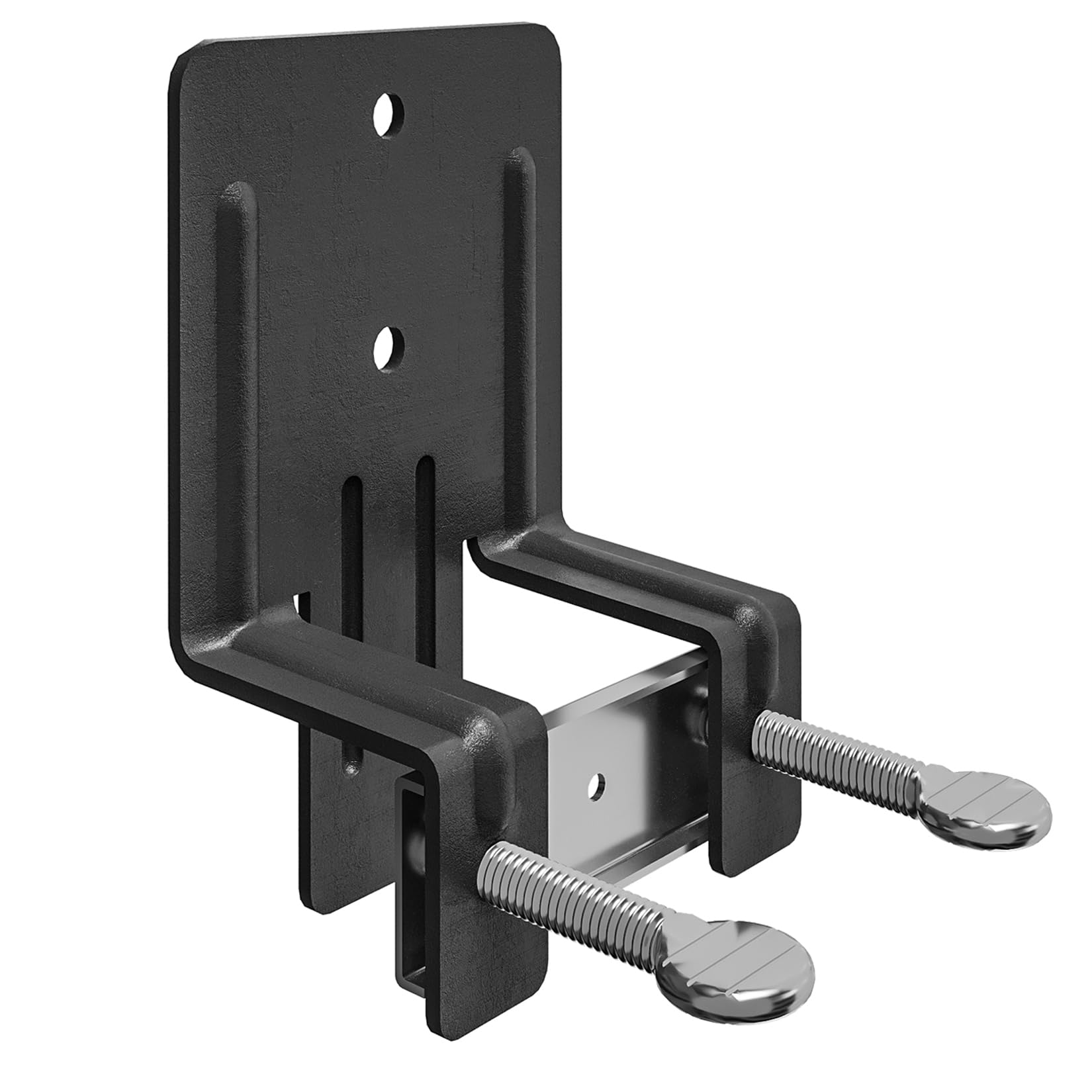 6 Pcs Metal Mattress Slide Stopper, Non Slip Mattress Gripper for California King Bed Frames, Prevent Mattress Sliding, Easy to Assemble, Sturdy, Black, #23_06 DP-A40