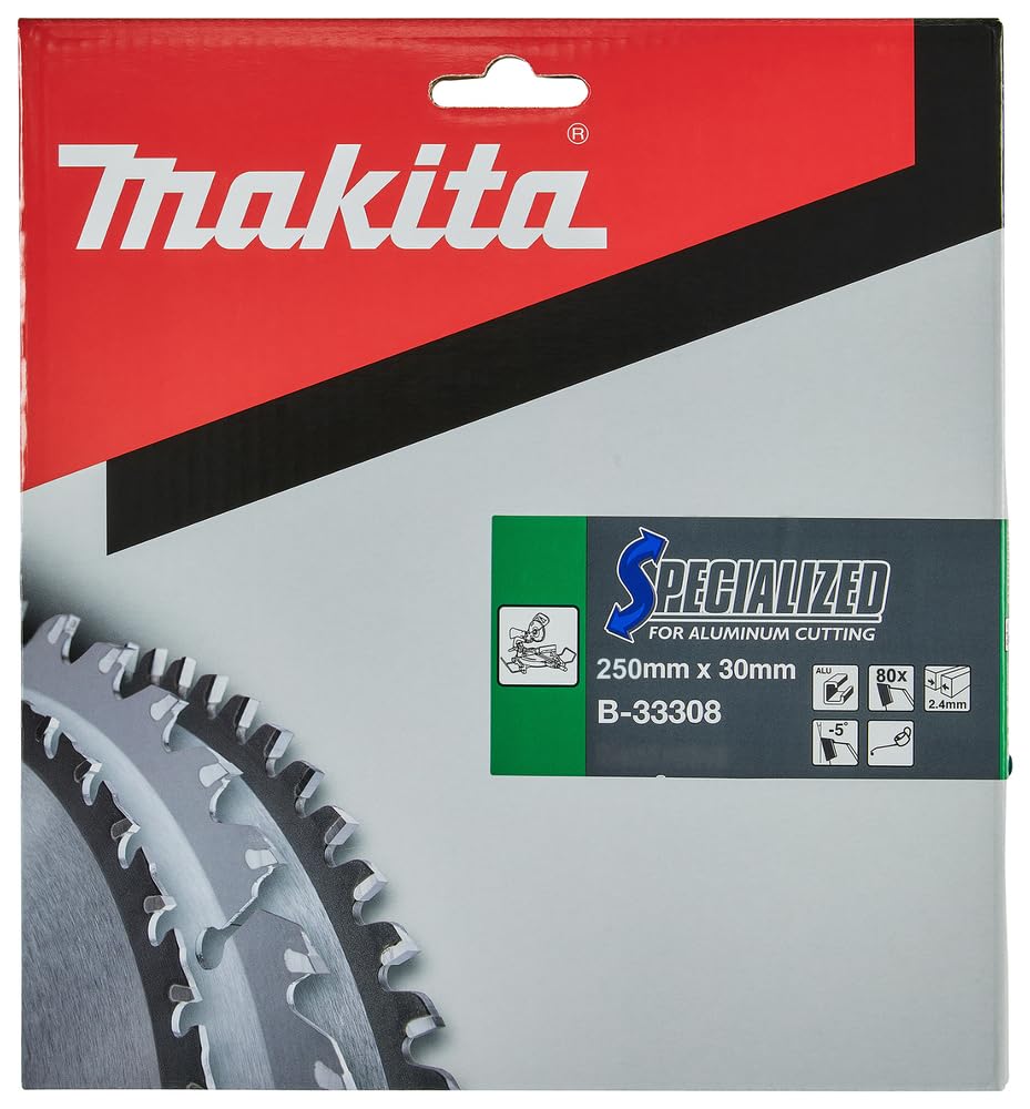 Makita B-33308 Lama Sega Circolare Specialized 250x30mm 80T Alluminio