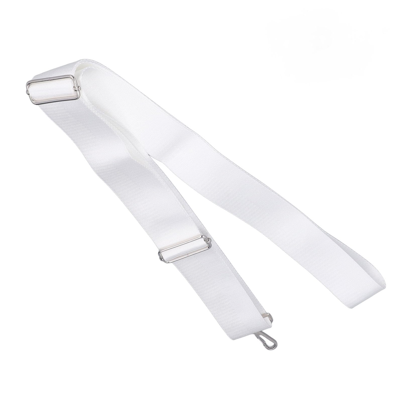 Correa Central de Red de Tenis Altura Ajustable Correas de Red de Tenis Hebilla de Acero Inoxidable Blanco