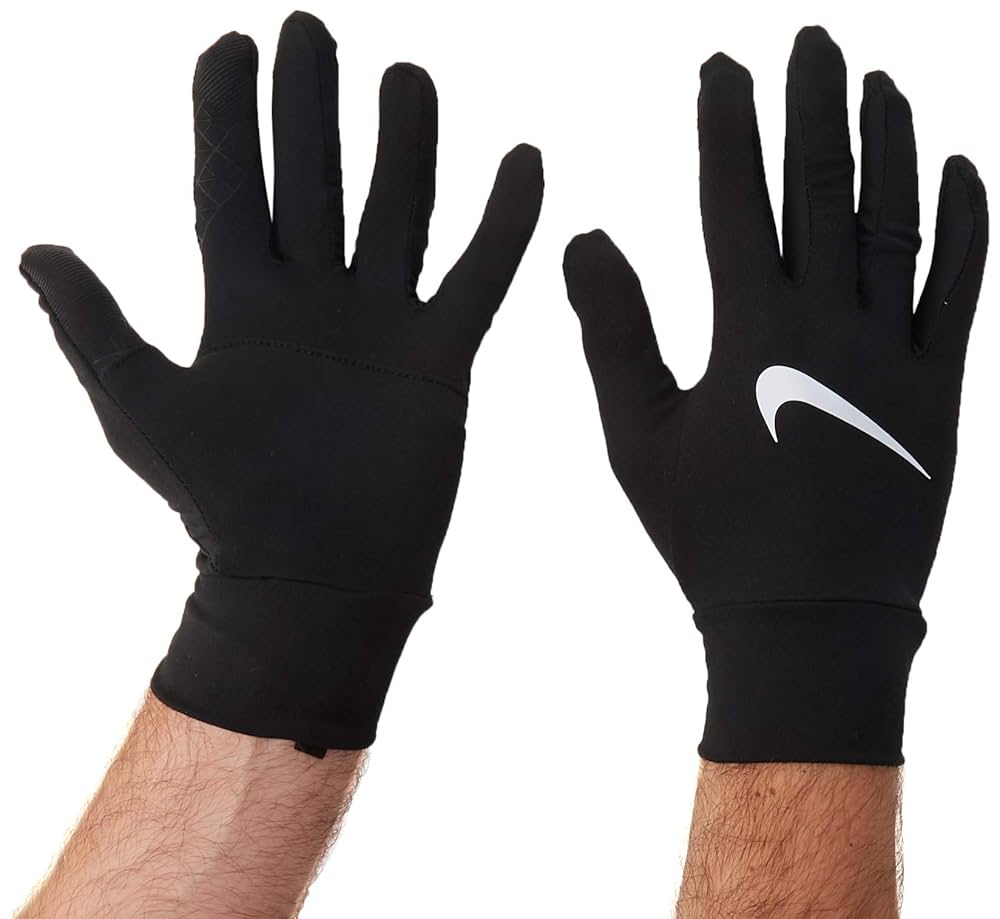 Nike Dri-FIT running gloves showing breathable fabric and touchscreen compatibility — best winter running gloves for all-around performance 2025