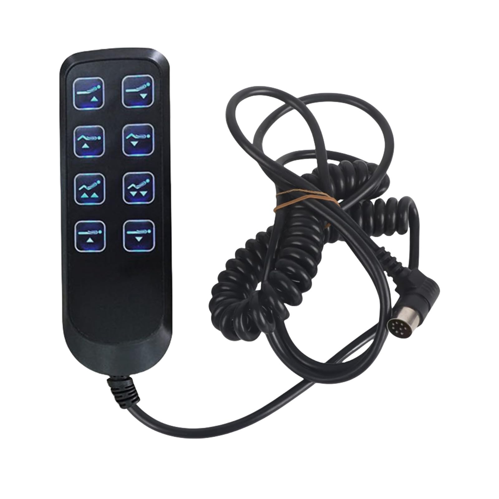 Controlador de cama elevadora de 8 pines, repuesto eléctrico, mesa de operaciones, manual de usuario, botón de control remoto, placa elevadora, mando a distancia, barra de presión eléctrica