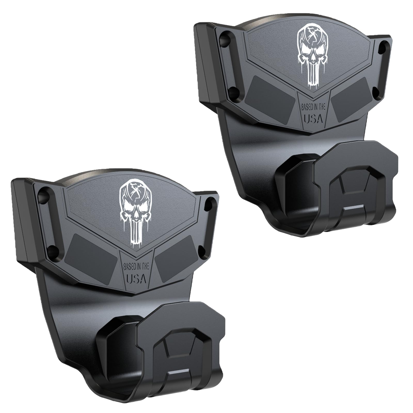 DINGDOON Gun Magnet Mount with Trigger Guard, Magnetic Car Gun Holster Hold up to 15LBS, Gun Magnet with Heightening Design Make it Easier to Get The Gun