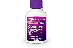 ClearLax MiraLAX Travel Unflavored Polyethylene Glycol 3350 Powder for Solution