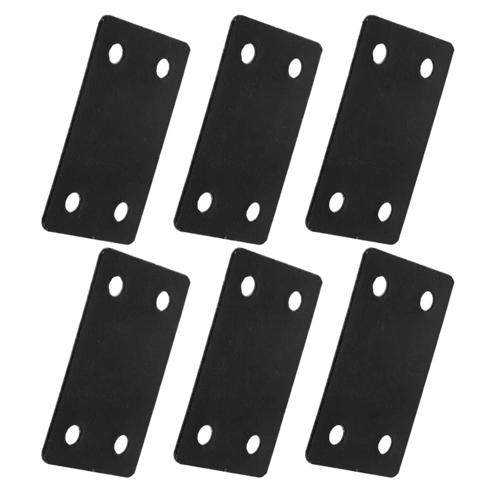 Zihdke One Color 6 Pcs Stainless Steel Connectors Mending Plate Flat Bracket Plates Repair Fixing Joining Furniture Straight For Brackets For Repairing