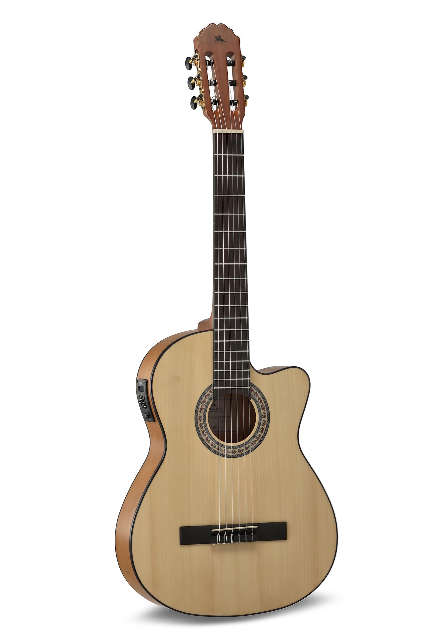 Chitarra Elettroacustica Caballero Principio Flamenco Cut Tavola Abete Massiccio Agathis Preamp ETC-4 CA-PM FE