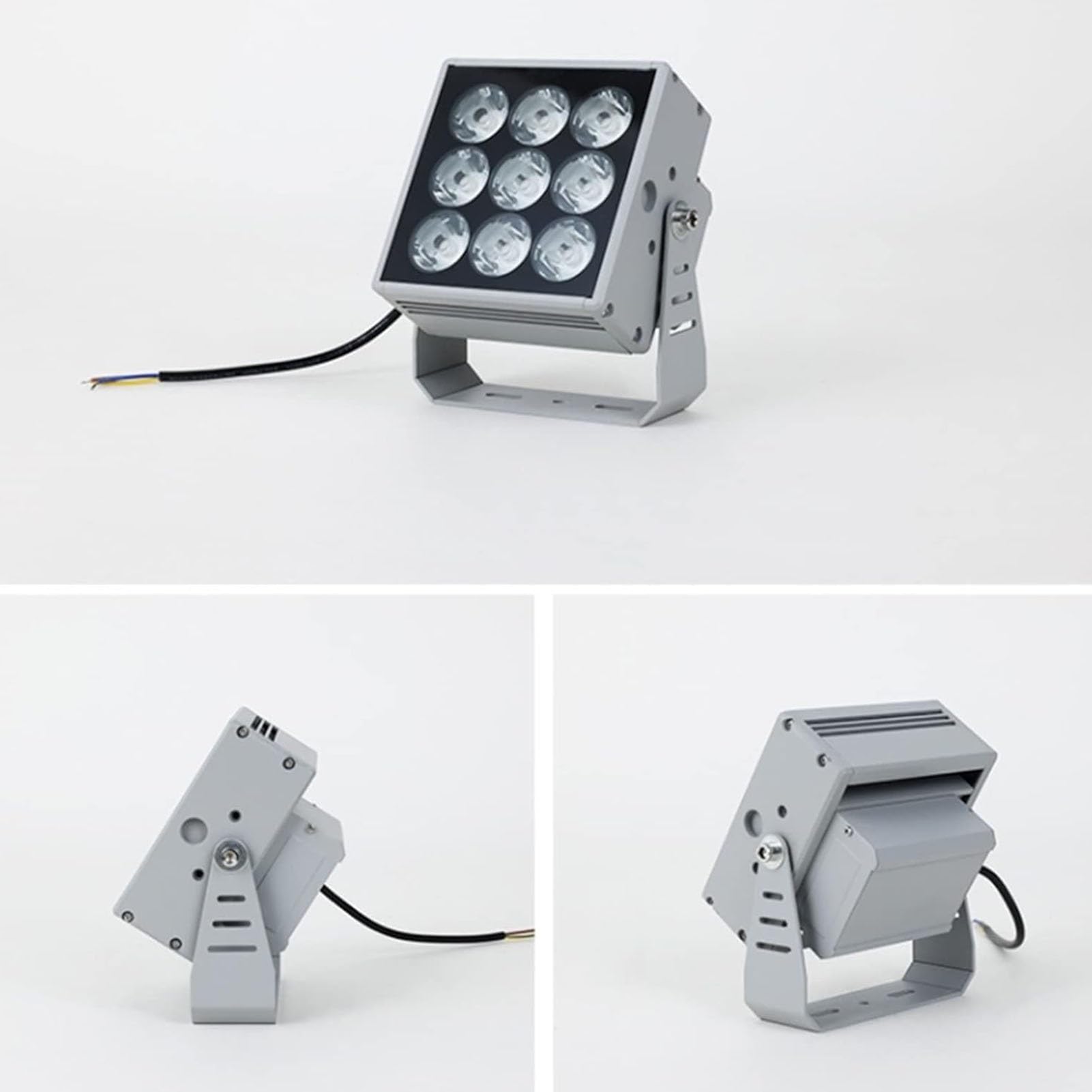 THEGA Foco LED De Haz Largo De 27 W para Paisajismo, Impermeable IP65, Bañador De Pared para Exteriores, 110-230 V, para Porche, Jardín, Césped Y Bodas(Blue)