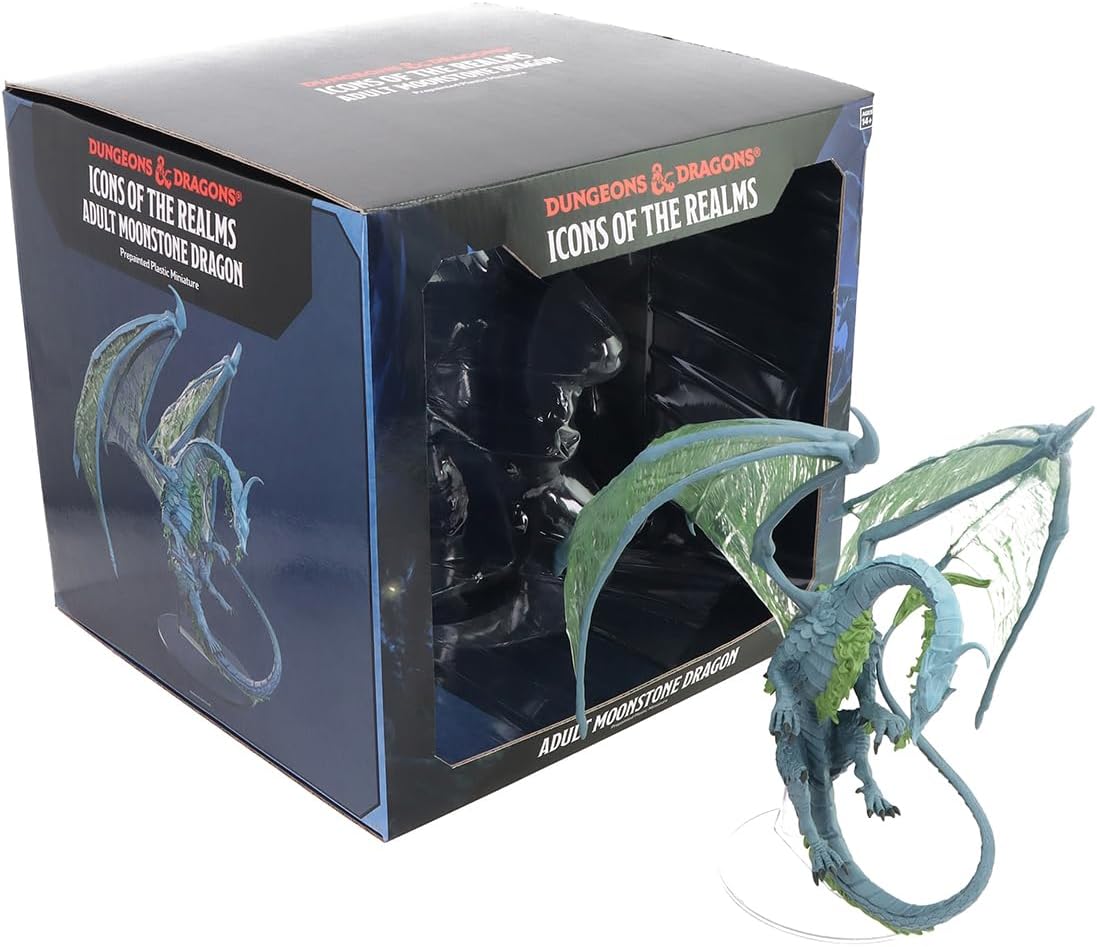 WizKids D&D Icons of The Realms: Adult Moonstone Dragon