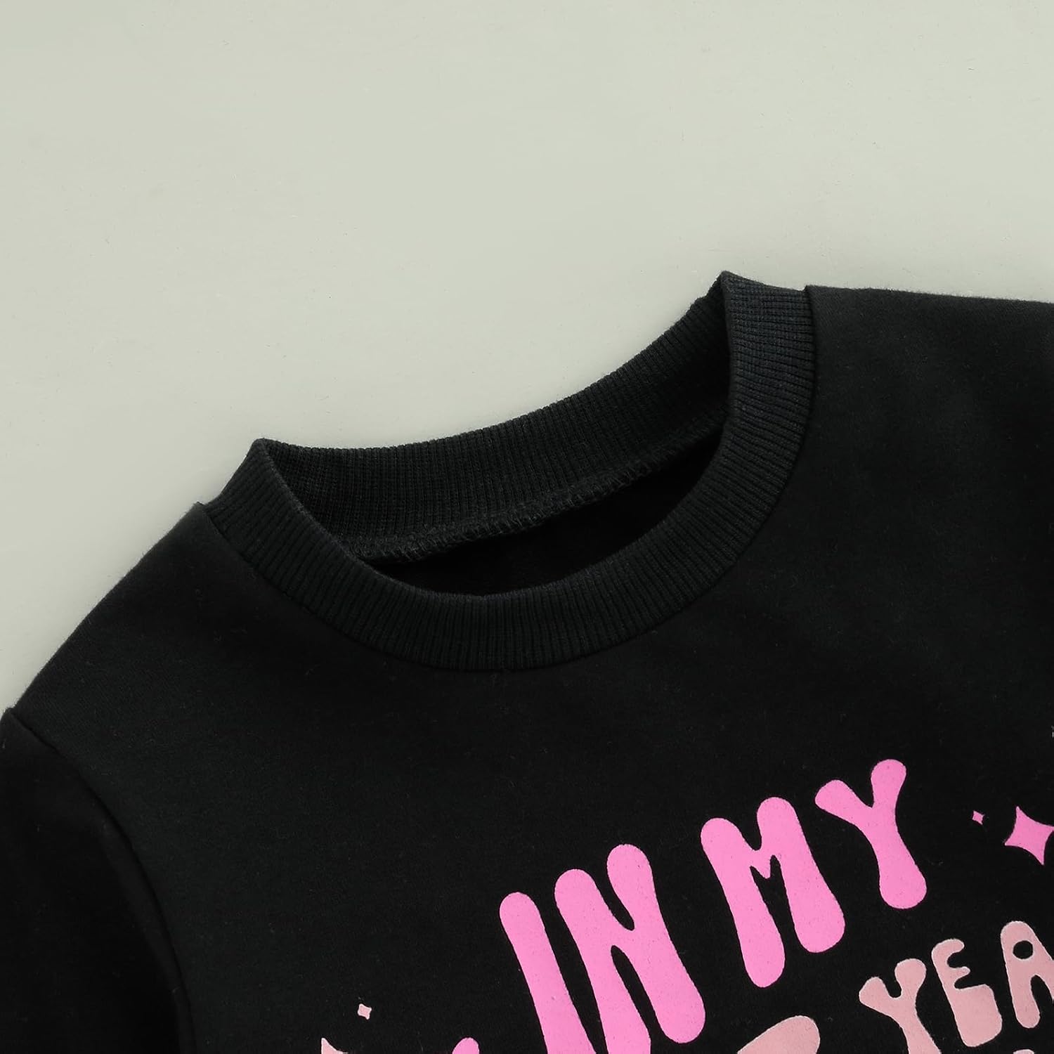 FYBITBO First Birthday Baby Girl Outfit In My One Year Old Ear Shirt Long Sleeve Top Fall 1st Birthday Girl Gifts Clothes - Image 3