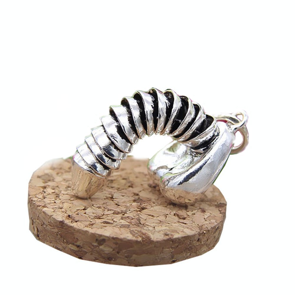 Amazon.com: JINY Jewelry 925 Sterling Silver Penis Can Pull the  