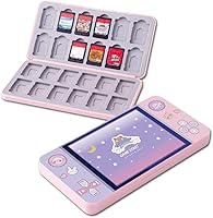 Vista 20 de PERFECTSIGHT Funda para tarjetas de juego de 48 interruptores para Nintendo Switch OLED/ Lite 48 funda de cartucho para tarjetas de juego y tarjetas