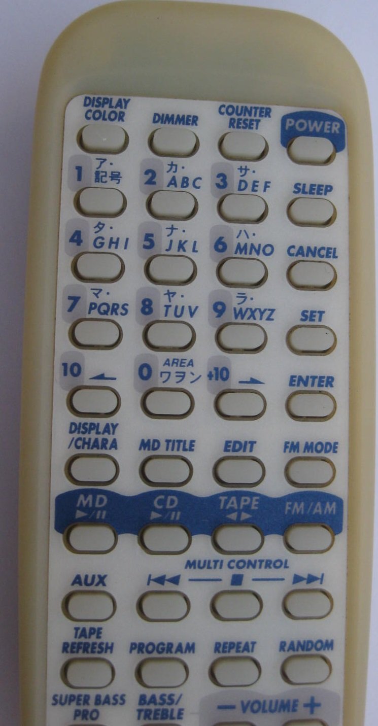 ビクター オーディオリモコン RM-SRCMD330A ビクター オーディオリモコン RM-SRCMD330A : 中古マーケット