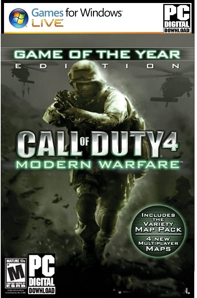 C-O-D 4 Modern-Warfare (PC GAME) - Digital Download (No Online.