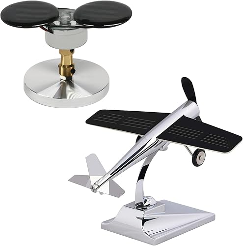 MagicTech Mini motor vertical solar de Mendocino Levitando magnético y hélice solar modelo de avión juguete JY07-PH27