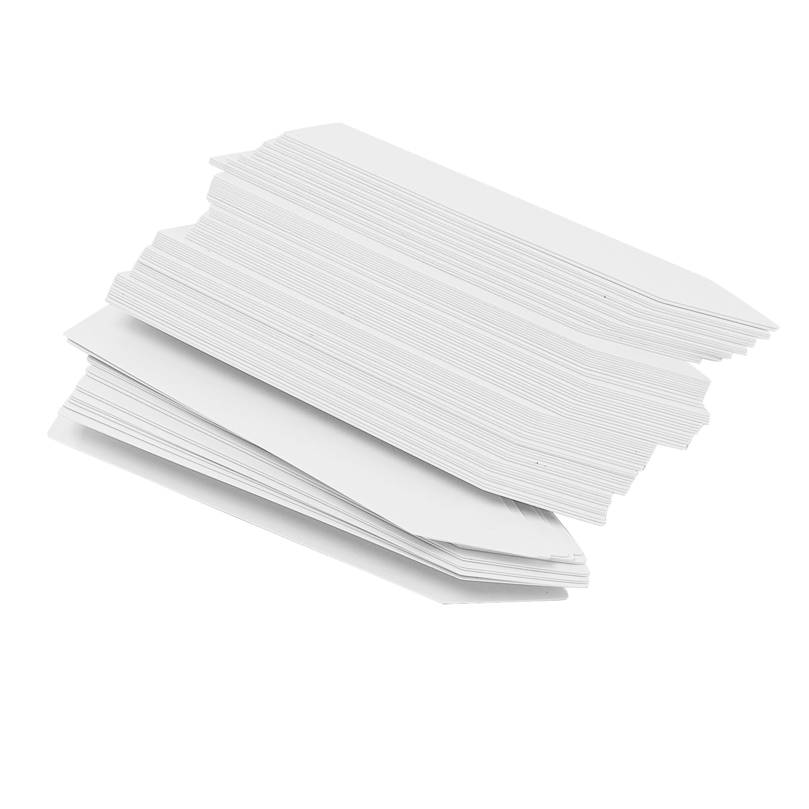 PINGEUI 1000 etichette in plastica per piante, 10 x 2 cm, bianche, impermeabili, per piante da interno ed esterno