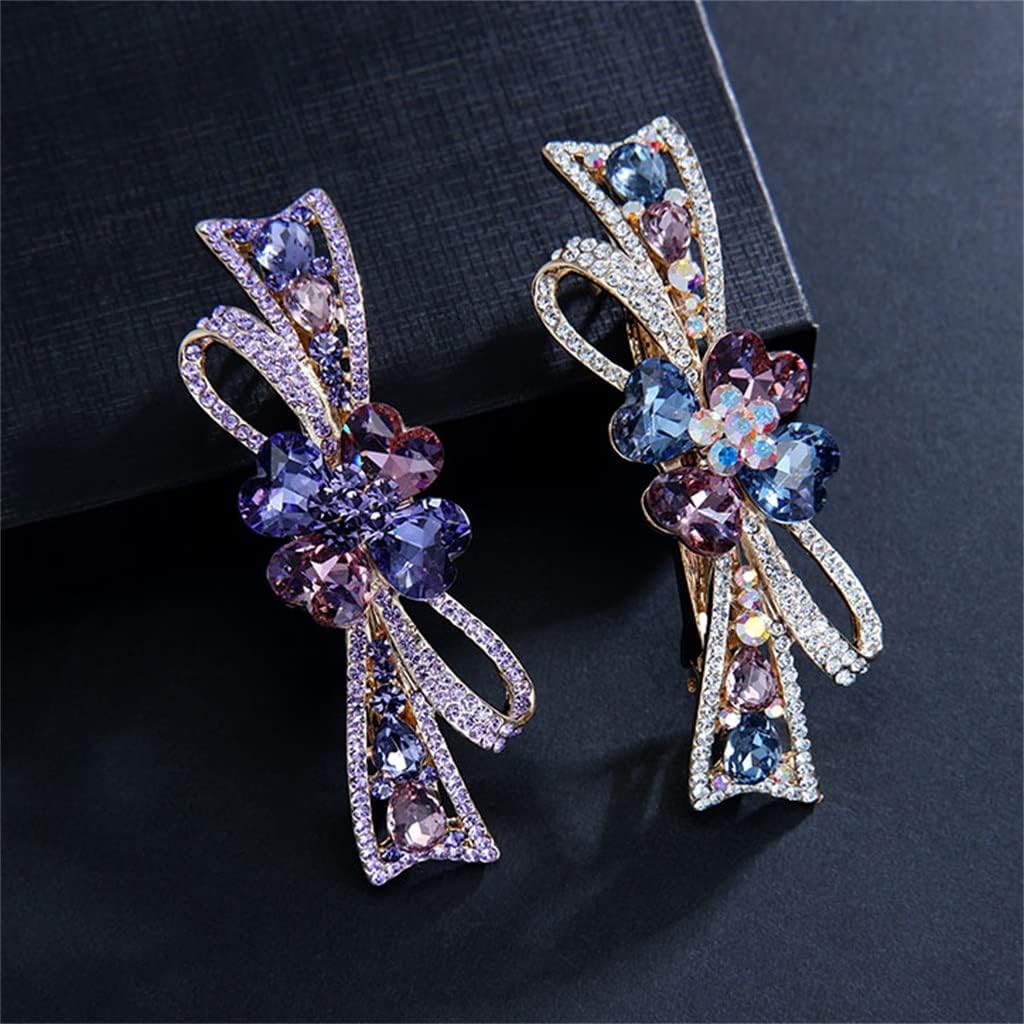 ヘアクリップ 後頭部 横クリップ スプリングクリップ ヘッドドレス 女性 ヘアカード 成人女性 (Color : A, ヘアカード ヘッドドレスクリップ トップクリップ 女性用スプリングクリップ 横クリップ コイル状ヘアアクセサリー 後頭部