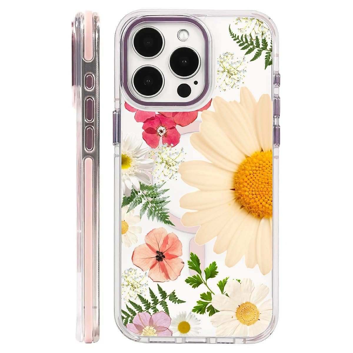 Kapadiy Case for iPhone 16 Plus,Compatible with Magsafe,Built in Magnets Drop Protection Slim Protective Silicone Magnetic Case for iPhone 16 Plus,