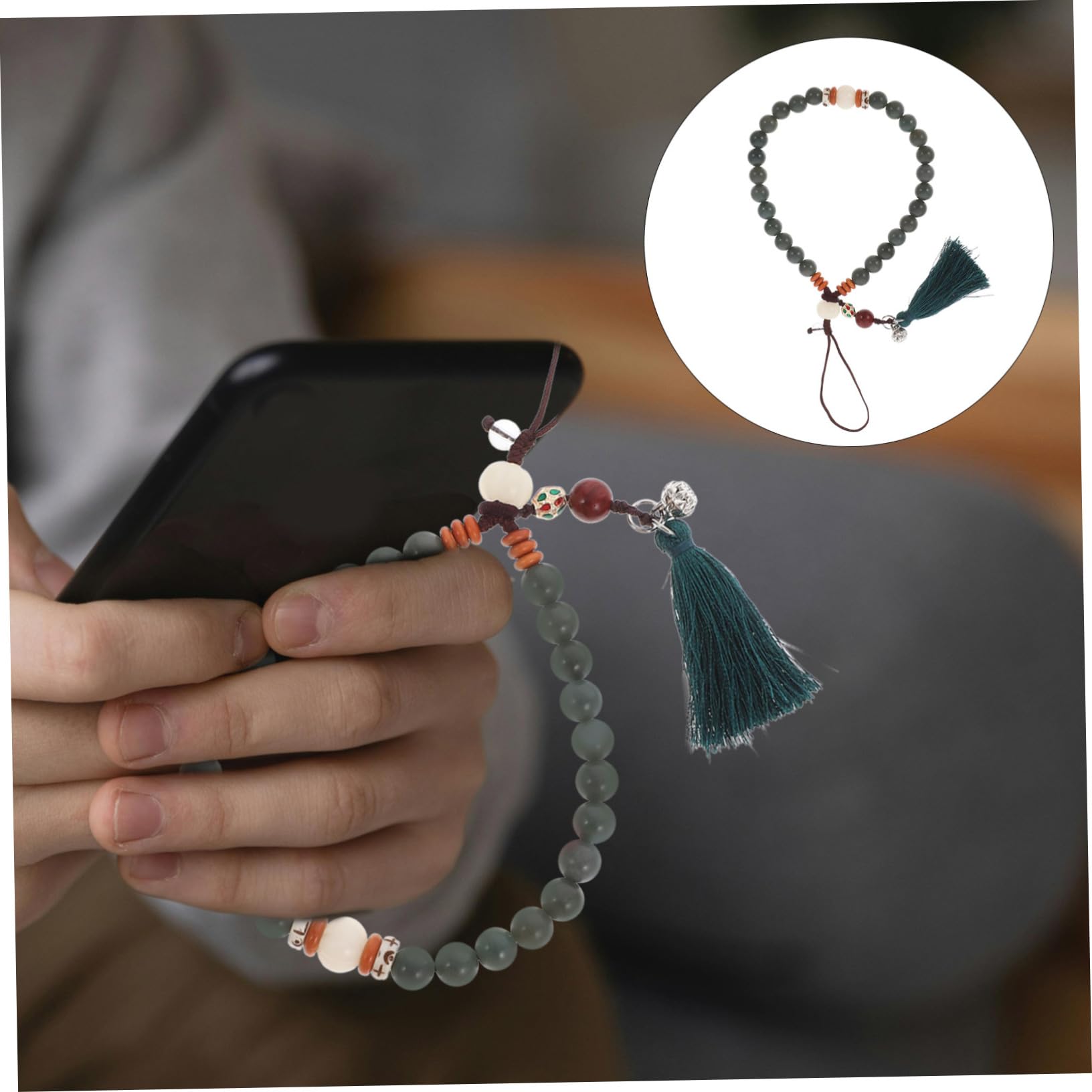 SHINEOFI Cinturino Retrò per Naturale Tracolla per Smartphone Design Vintage per Sicurezza e Stile per Donne e Regali