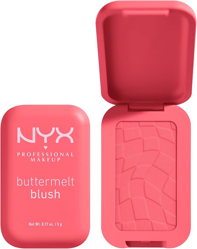 Fard à Joues Poudre NYX Buttermelt, 12H, Anti-Traces.