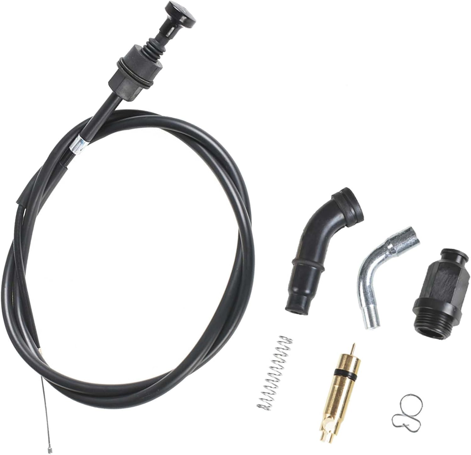 Silscvtt Carburetor Choke Cable and Valve Plunger Repair Kit Replacement for Honda Foreman Rubicon 500 TRX500 2001-2013