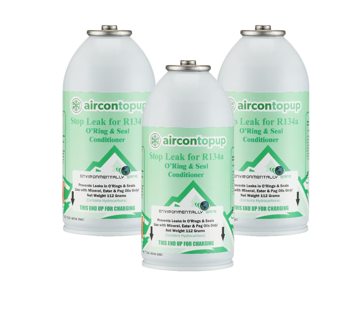 Car Aircon Air Con Air Conditioning Leak Stopper Leakstopper 3 x Gas Can Pack